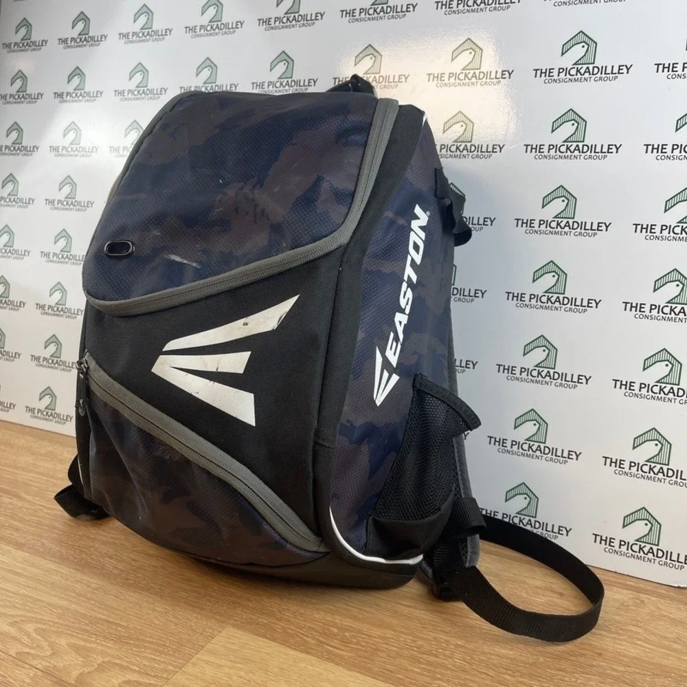 Easton Baseball Softball Equipment Backpack Navy Blue Black Digital Camo Bag